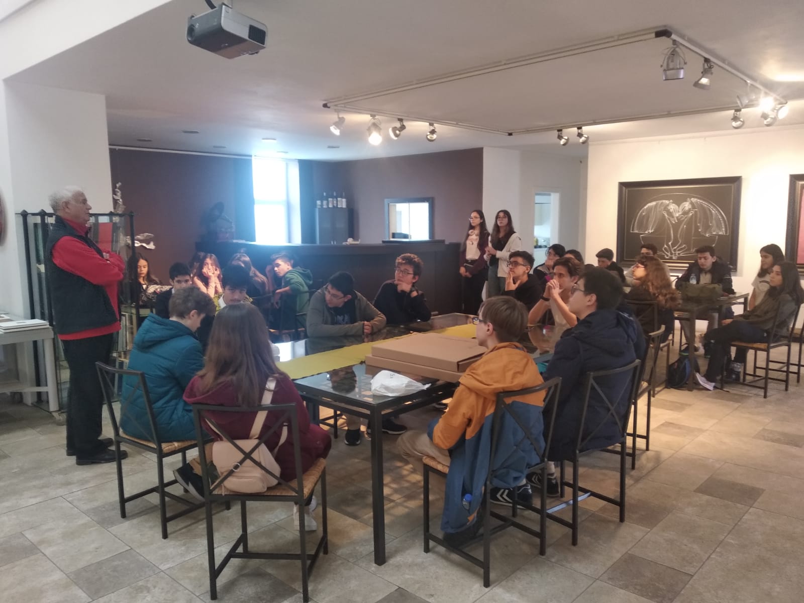 Hazırlık Sınıfı Öğrencilerimiz ile İstanbul Grafik Sanatlar Müzesini Ziyaret Ettik 