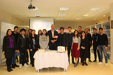 Yazar Barış Müstecaplıoğlu ile Lise Öğrencilerimiz Buluştu 
