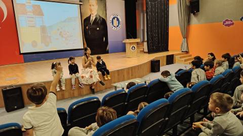 Yazar Berna Berna, Öğrencilerimizle Hayal Gücü Dolu Bir Söyleşide Buluştu